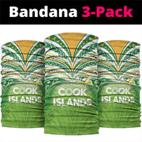 Cook Islands Rugby League Neck Gaiter Tatau Tribal Motifs-Light Green Color - Polynesian Pride