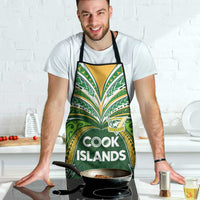 Cook Islands Rugby League Apron Tatau Tribal Motifs-Dark Green Color - Polynesian Pride
