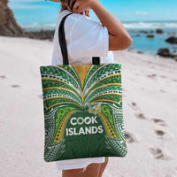Cook Islands Rugby League Tote Bag Tatau Tribal Motifs-Dark Green Color - Polynesian Pride