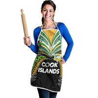 Cook Islands Rugby League Apron Tatau Tribal Motifs-Black Color - Polynesian Pride