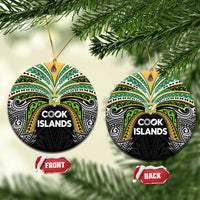 Cook Islands Rugby League Ceramic Ornament Tatau Tribal Motifs-Black Color - Polynesian Pride