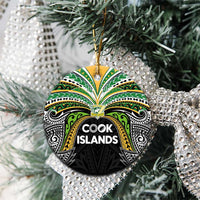 Cook Islands Rugby League Ceramic Ornament Tatau Tribal Motifs-Black Color - Polynesian Pride