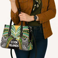 Cook Islands Rugby League Leather Bag Tatau Tribal Motifs-Black Color - Polynesian Pride