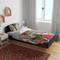 Vanuatu Selebretem 44th Indipendens Dei Bedding Set Yumi Pig Tusk and Namele Fern LT03 - Polynesian Pride