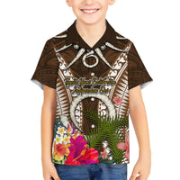 Vanuatu Selebretem 44th Indipendens Dei Hawaiian Shirt Yumi Pig Tusk and Namele Fern LT03 - Polynesian Pride