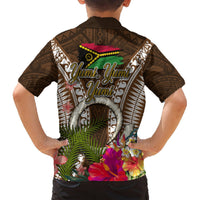 Vanuatu Selebretem 44th Indipendens Dei Hawaiian Shirt Yumi Pig Tusk and Namele Fern LT03 - Polynesian Pride