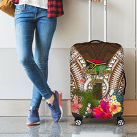 Vanuatu Selebretem 44th Indipendens Dei Luggage Cover Yumi Pig Tusk and Namele Fern