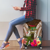 Vanuatu Selebretem 44th Indipendens Dei Luggage Cover Yumi Pig Tusk and Namele Fern