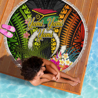 Vanuatu Independence Day Beach Blanket Tugeta Yumi Selebretem Indipendens Dei LT03 - Polynesian Pride