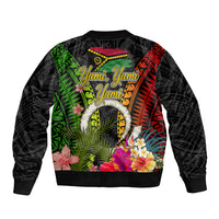 Vanuatu Independence Day Bomber Jacket Tugeta Yumi Selebretem Indipendens Dei LT03 - Polynesian Pride