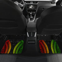 Vanuatu Independence Day Car Mats Tugeta Yumi Selebretem Indipendens Dei LT03 Set 2pcs - Back Black - Polynesian Pride