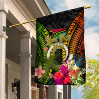 Vanuatu Independence Day Garden Flag Tugeta Yumi Selebretem Indipendens Dei LT03 House Flag Black - Polynesian Pride