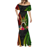 Vanuatu Independence Day Mermaid Dress Tugeta Yumi Selebretem Indipendens Dei LT03 - Polynesian Pride