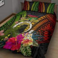 Vanuatu Independence Day Quilt Bed Set Tugeta Yumi Selebretem Indipendens Dei LT03 - Polynesian Pride