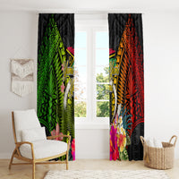 Vanuatu Independence Day Window Curtain Tugeta Yumi Selebretem Indipendens Dei LT03 - Polynesian Pride