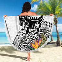 Fiji Iguana Beach Blanket Tapa Tribal Tattoo and Hibiscus LT03 - Polynesian Pride