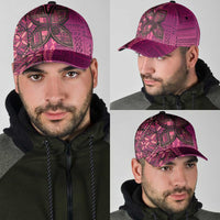Samoan Pacific Tribal Flower Geometric Art Tattoos Classic Cap Siapo Pattern Romantic Rose LT03 - Polynesian Pride