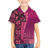Samoan Pacific Tribal Flower Geometric Art Tattoos Hawaiian Shirt Siapo Pattern Romantic Rose LT03 - Polynesian Pride