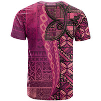 Samoan Pacific Tribal Flower Geometric Art Tattoos T Shirt Siapo Pattern Romantic Rose - Polynesian Pride