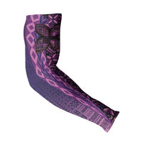 Samoan Pacific Tribal Flower Geometric Art Tattoos Arm Sleeves Siapo Pattern Purple Haze LT03 - Polynesian Pride