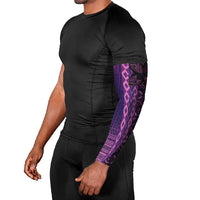 Samoan Pacific Tribal Flower Geometric Art Tattoos Arm Sleeves Siapo Pattern Purple Haze LT03 - Polynesian Pride