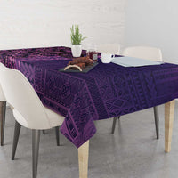 Samoan Pacific Tribal Flower Geometric Art Tattoos Tablecloth Siapo Pattern Purple Haze LT03 - Polynesian Pride