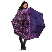 Samoan Pacific Tribal Flower Geometric Art Tattoos Umbrella Siapo Pattern Purple Haze LT03 - Polynesian Pride