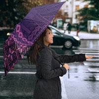 Samoan Pacific Tribal Flower Geometric Art Tattoos Umbrella Siapo Pattern Purple Haze LT03 - Polynesian Pride