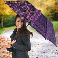 Samoan Pacific Tribal Flower Geometric Art Tattoos Umbrella Siapo Pattern Purple Haze LT03 - Polynesian Pride