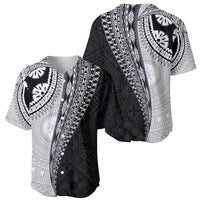 Fijian Masi Tattoos Baseball Jersey with Tapa Tribal Pattern - Polynesian Pride