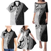 Fijian Masi Tattoos Family Matching Puletasi and Hawaiian Shirt with Tapa Tribal Pattern - Polynesian Pride