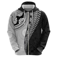 Fijian Masi Tattoos Hoodie with Tapa Tribal Pattern - Polynesian Pride