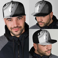 Fijian Masi Tattoos Mesh Trucker Cap with Tapa Tribal Pattern LT03 - Polynesian Pride