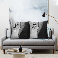 Fijian Masi Tattoos Pillow Cover with Tapa Tribal Pattern - Polynesian Pride