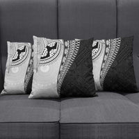 Fijian Masi Tattoos Pillow Cover with Tapa Tribal Pattern - Polynesian Pride