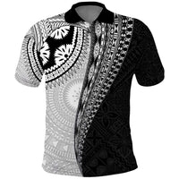 Fijian Masi Tattoos Polo Shirt with Tapa Tribal Pattern - Polynesian Pride