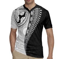 Fijian Masi Tattoos Rugby Jersey with Tapa Tribal Pattern - Polynesian Pride
