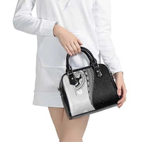 Fijian Masi Tattoos Shoulder Handbag with Tapa Tribal Pattern - Polynesian Pride