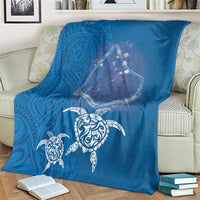 Cook Islands Manihiki Atoll Blanket Maori Turtle and Polynesian Pattern LT03 - Polynesian Pride