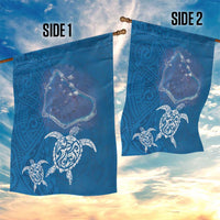 Cook Islands Manihiki Atoll Garden Flag Maori Turtle and Polynesian Pattern LT03 - Polynesian Pride