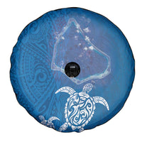 Cook Islands Manihiki Atoll Spare Tire Cover Maori Turtle and Polynesian Pattern LT03 - Polynesian Pride