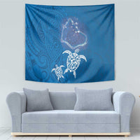 Cook Islands Manihiki Atoll Tapestry Maori Turtle and Polynesian Pattern