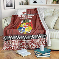 Tongan Culture Blanket Ngatu Art Tattoo and Emblem of Tonga LT03 Red - Polynesian Pride
