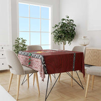 Tongan Christmas Tablecloth Kilisimasi Fiefia with Ngatu Art Tattoo LT03 - Polynesian Pride