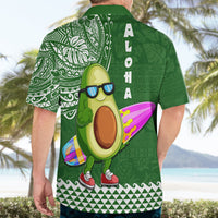 Hawaii Hawaiian Shirt Aloha Funny Avocado Mix Kakau Hawaiian Tribal LT03 - Polynesian Pride