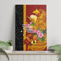 Papua New Guinea Independence Day Canvas Wall Art Birds-of-Paradise Melanesian Tattoos Tropical Plants