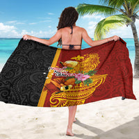 Papua New Guinea Independence Day Sarong Birds-of-Paradise Melanesian Tattoos Tropical Plants