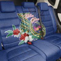 Guam Chamorro Back Car Seat Cover Tribal Latte Stone and Seal Artwork Polynesian Patterns