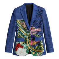 Guam Chamorro Blazer Tribal Latte Stone and Seal Artwork Polynesian Patterns