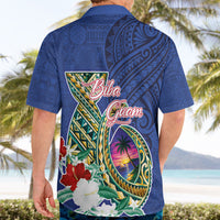 Guam Chamorro Hawaiian Shirt Tribal Latte Stone and Seal Artwork Polynesian Patterns LT03 - Polynesian Pride